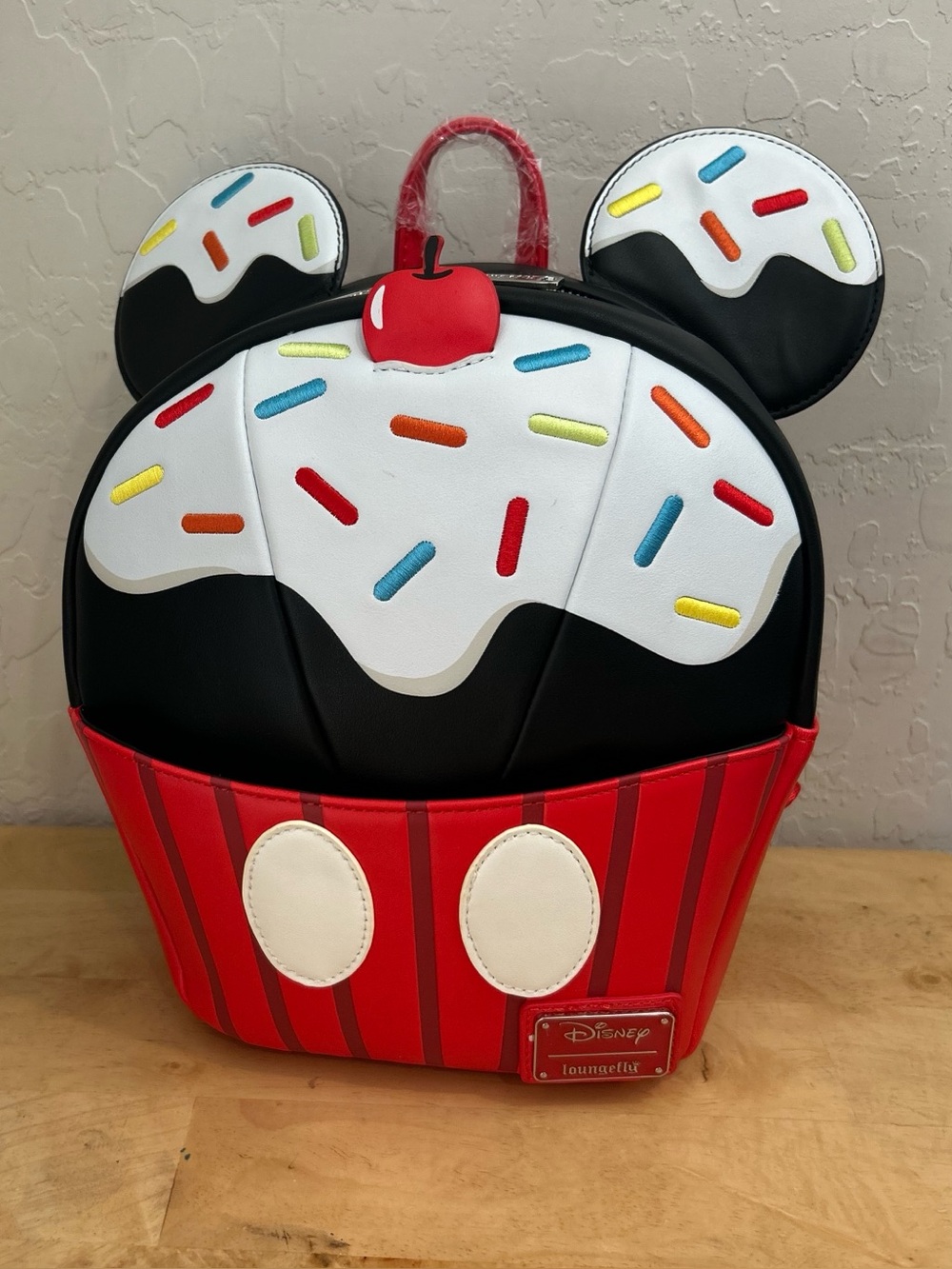 Loungefly Mickey Mouse Sprinkle Cupcake Cosplay Mini Backpack - Picture 16 of 16